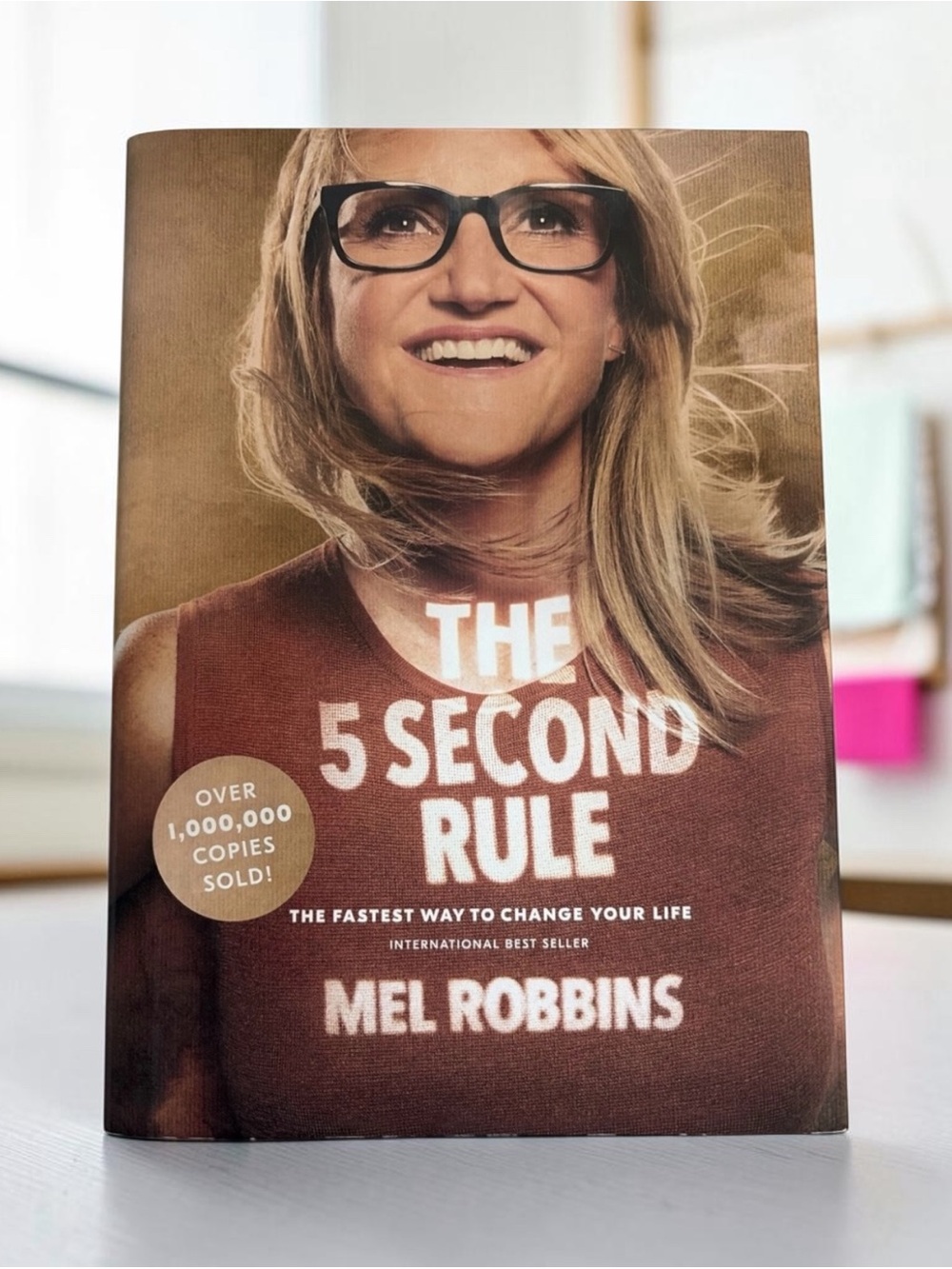 The 5 Second Rule by Mel Robbins - Brown Cover